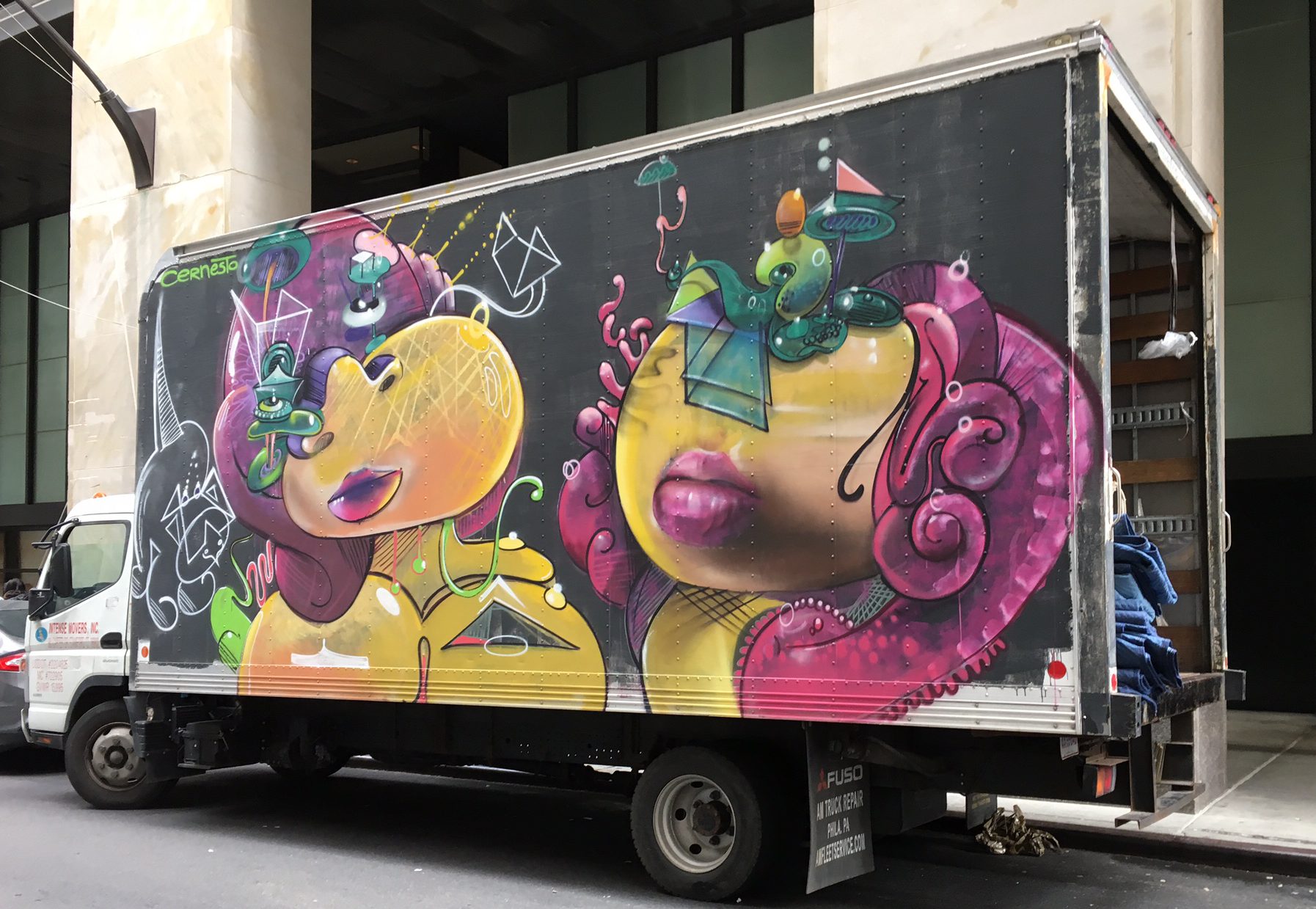 Graffiti Truck By Cern, Financial District The Worley Gig