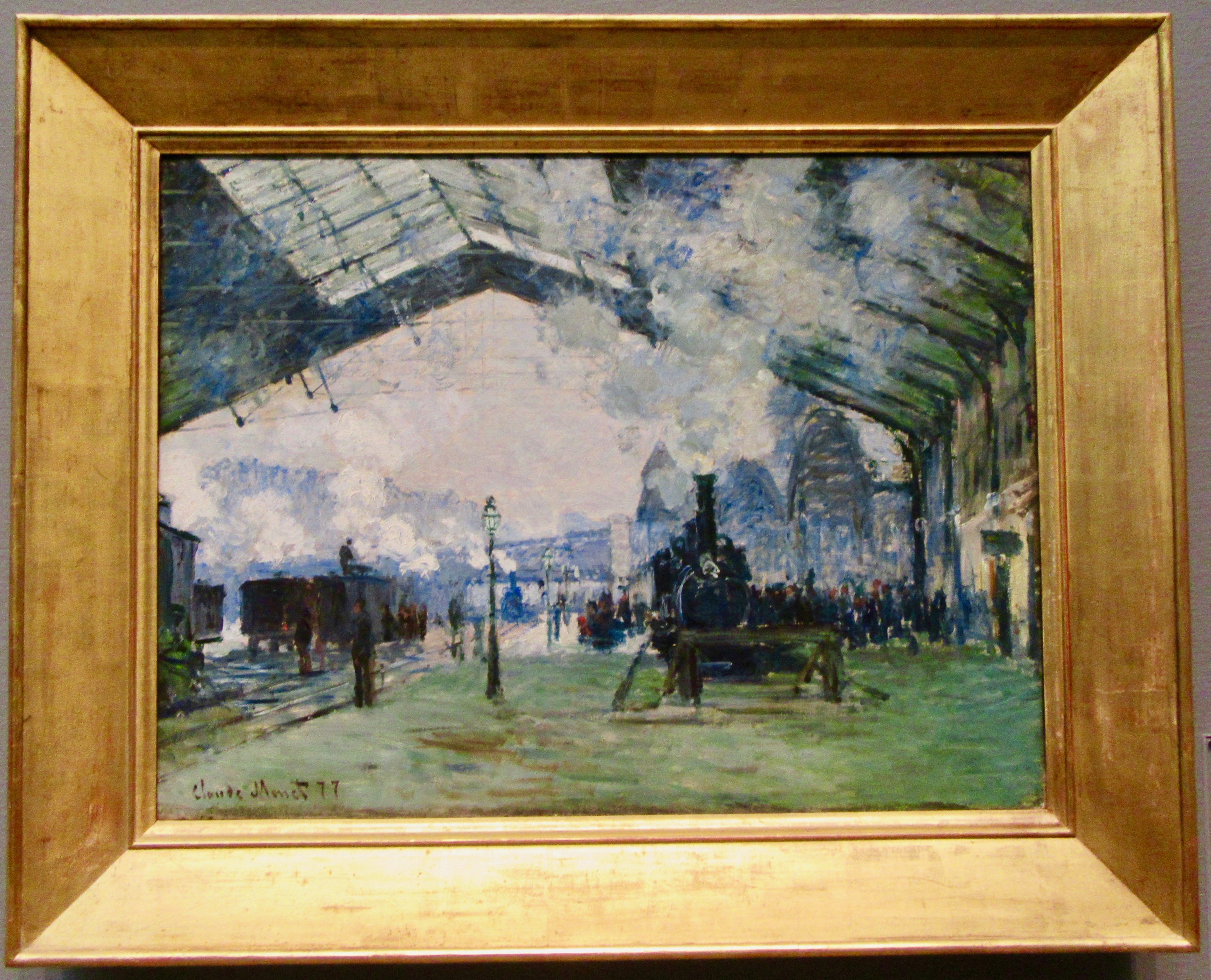 Modern Art Monday Presents Claude Arrival of the Normandy Train